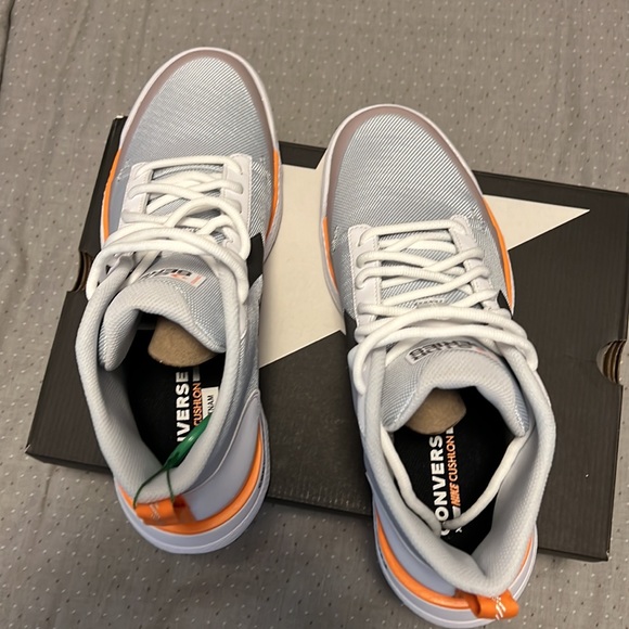 Brand New Sz 10 Converse Star Series BB Tinker Hatfield Pure Platinum W/ Box - Picture 5 of 6